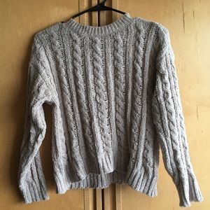 SOLD AE Impossibly Soft Cable Knit Sweater